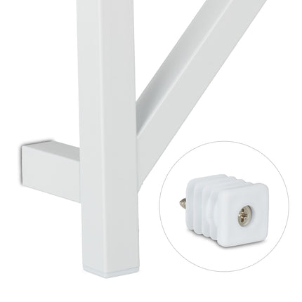 White tree-shaped coat hanger