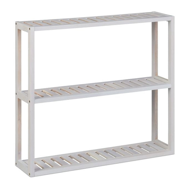 Witte wandplank met 3 planken
