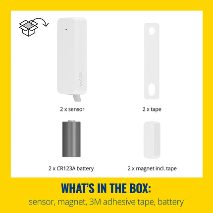 WiFi Smart Contact Sensor 2-pack