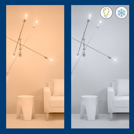 WiFi Smart LED E14 Krone 40W Warm-cool white 470 lm 3 pack