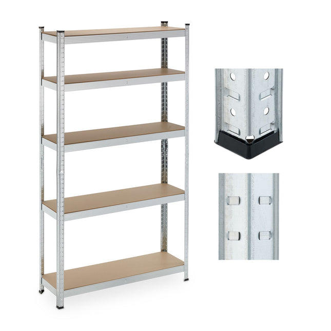 Brede, stevige planken met 5 niveaus