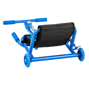 Wiggle Scooter for Kids, LED Wheels, 132 lb Capacity, Blue