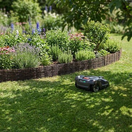 Willow Garden Border – Flexible Wicker Edging, With Pegs