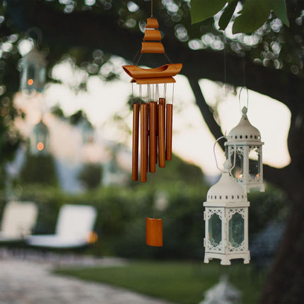 Wind Chime Bamboo "Sailing Boat"