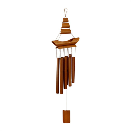 Wind Chime Bamboo "Sailing Boat"