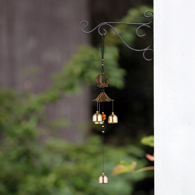 Wind Chimes Set of 2 with Koi Fish Design