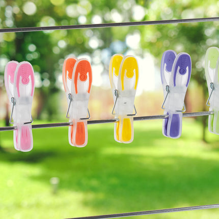 Windproof Clothes Pegs, Soft-Grip, 75 Pack