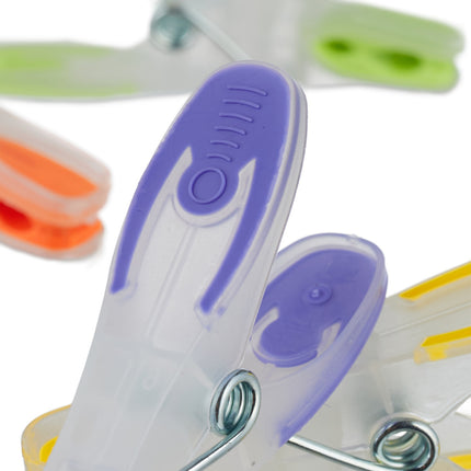 Windproof Clothes Pegs, Soft-Grip, 75 Pack