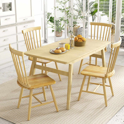 Windsor Dining Chairs, Set of 2, High Spindle Back