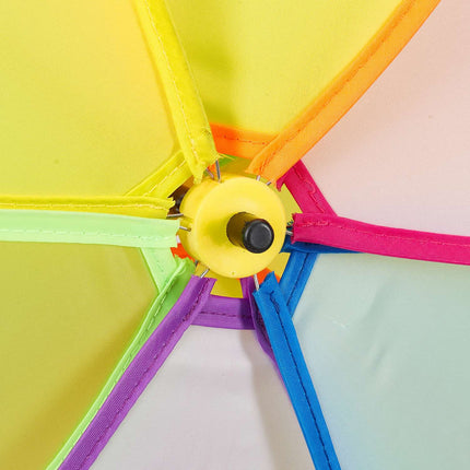 Wind spinner flower multicolored