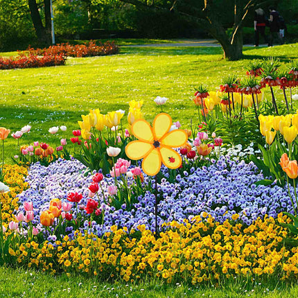 Wind spinner flower outdoors