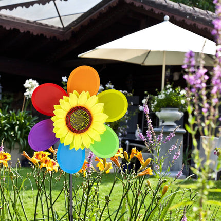 Wind spinner flower set of 2