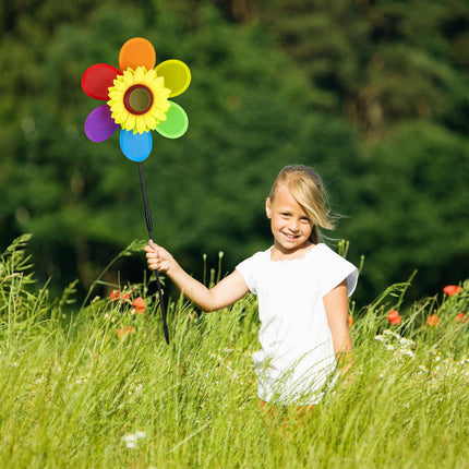 Wind spinner flower set of 2