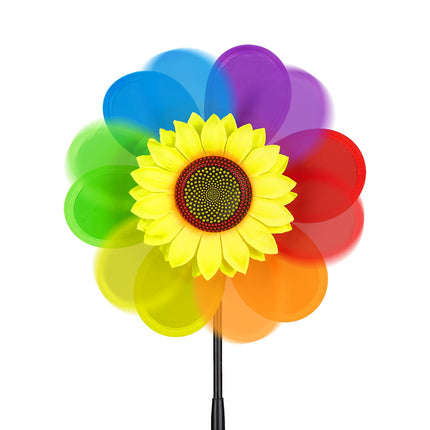 Wind spinner flower set of 2
