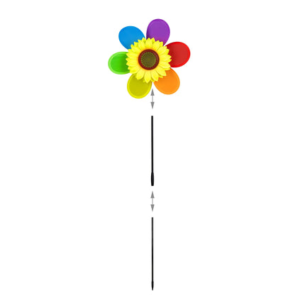 Wind spinner flower set of 2
