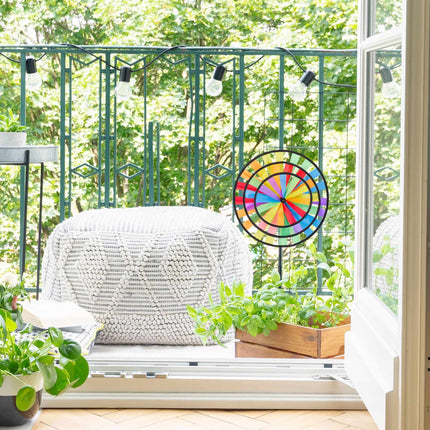 Wind-spinning rainbow