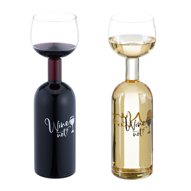 Wine Bottle Glass 750ml – Fun Gift for Wine Lovers