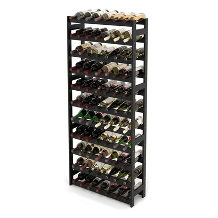 Wine Bottle Holder Rack, Walnut, Horizontal Storage
