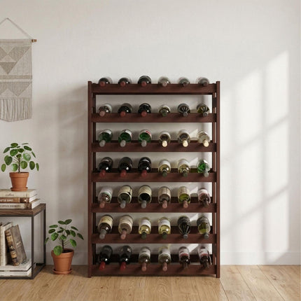 Wine Bottle Holder, Walnut Rack for Red and White Wine