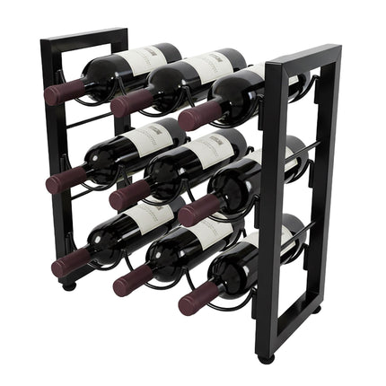 Wine Rack for 9 Bottles – Metal, Slim Design