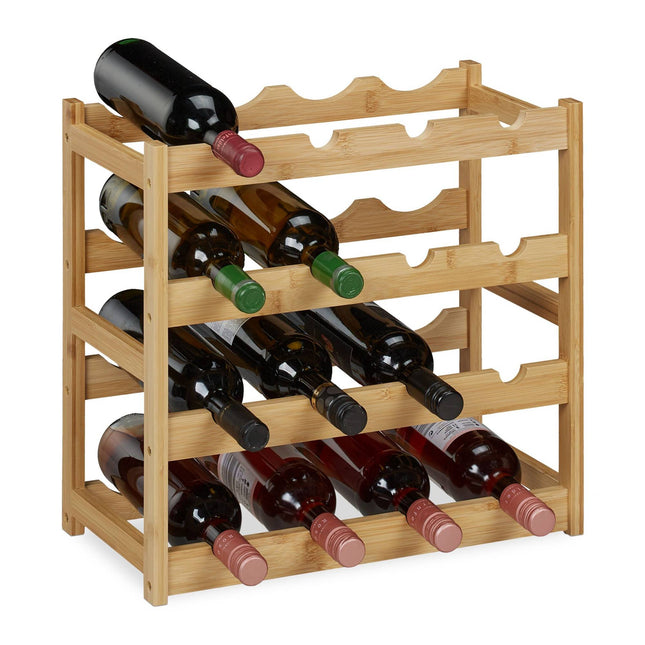 Wine rack for 16 bottles