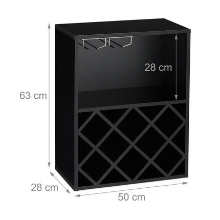Wine rack for 8 bottles