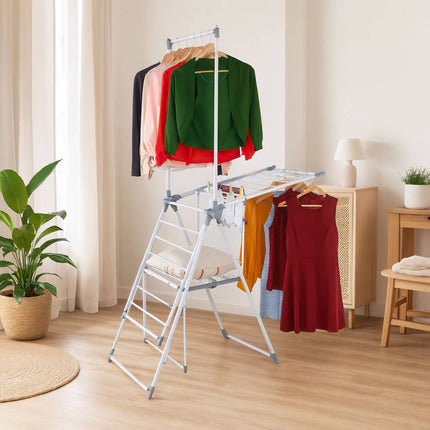 Winged Drying Rack with Clothes Rail – 15m Drying Length