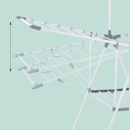 Winged Drying Rack with Clothes Rail – 15m Drying Length