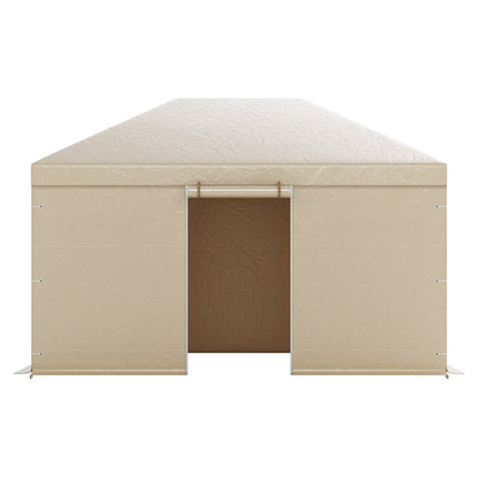 Winter Gazebo Cover 10x14 Ft Hardtop, PE With Windows