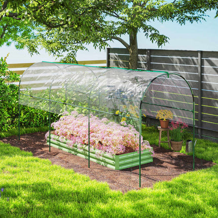 Winter-Proof Greenhouse with Arched Roof, 400x123x171 cm