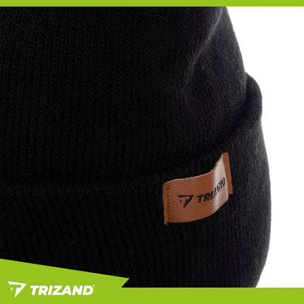 Winter hat with flashlight - black Trizand 22663