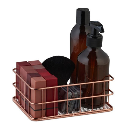Wire basket rose gold