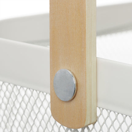 Wire baskets with handles, 2-pack