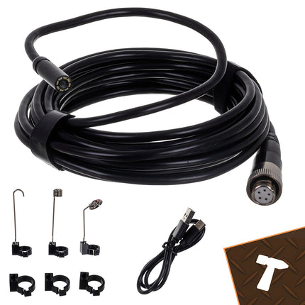 Wireless Endoscope Camera, 5m Cable, Full HD, 8 LEDs