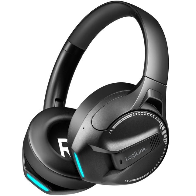 Wireless Gaming Headset, Bluetooth 6.0, Black, 50-Hour Battery