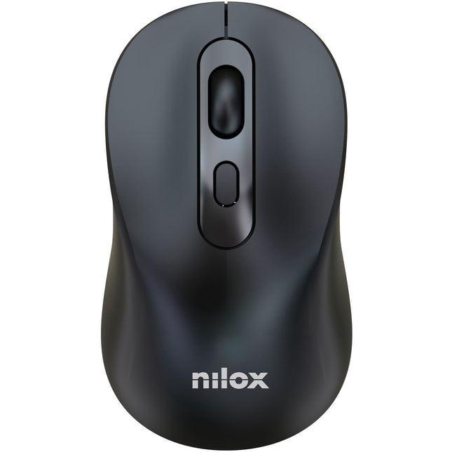 Wireless Mouse, Dual Mode (BT + 2.4 GHz), Rechargeable, Black