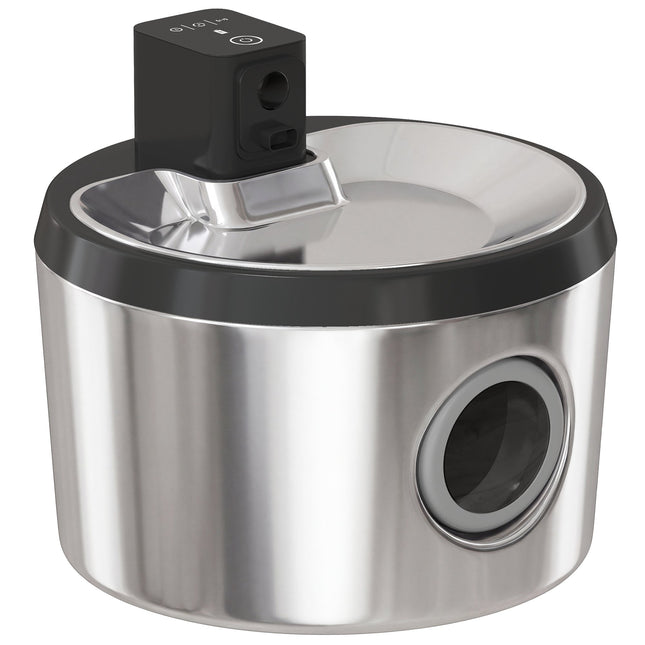 Wireless Stainless Steel Cat Water Fountain, 4L, Motion Sensor