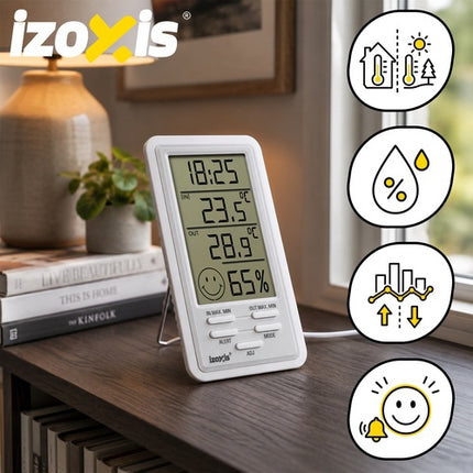 Wireless Weather Station with LCD Display and Alarm