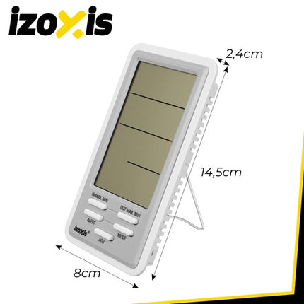 Wireless Weather Station with LCD Display and Alarm