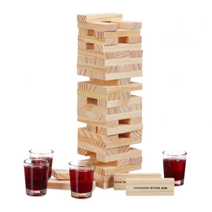 Wobble Tower Drinking game "Drunken Tower