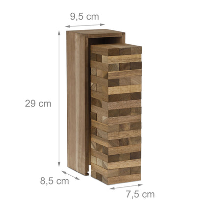 Wobble Tower with wooden box