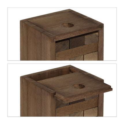 Wobble Tower with wooden box