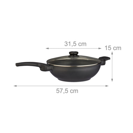 Wok with lid