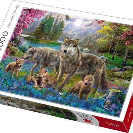 Wolves 1000-Piece Jigsaw Puzzle for Adults and Kids