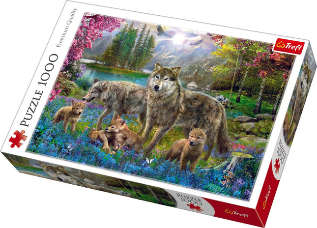 Wolves 1000-Piece Jigsaw Puzzle for Adults and Kids