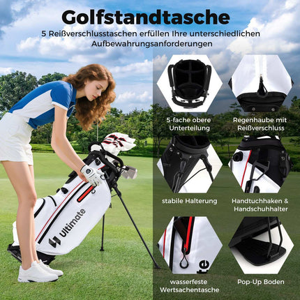 Women's 15-Piece Golf Club Set with Bag & Rain Cover