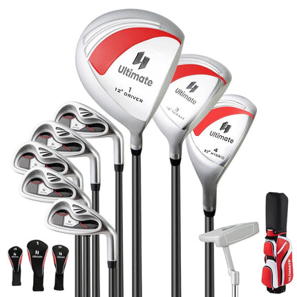 Women's Right-Handed Golf Club Set with Bag, Red