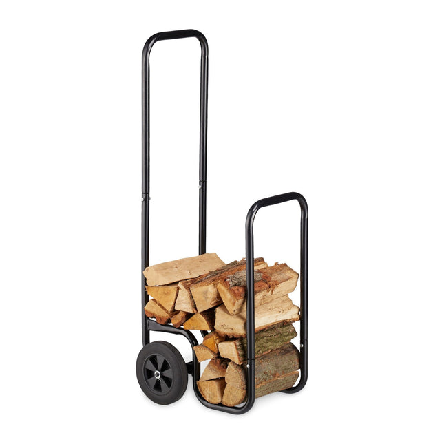 Wood cart metal