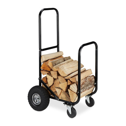 Wood cart with wheels