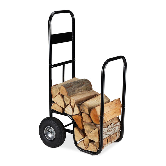 Wood cart with wheels